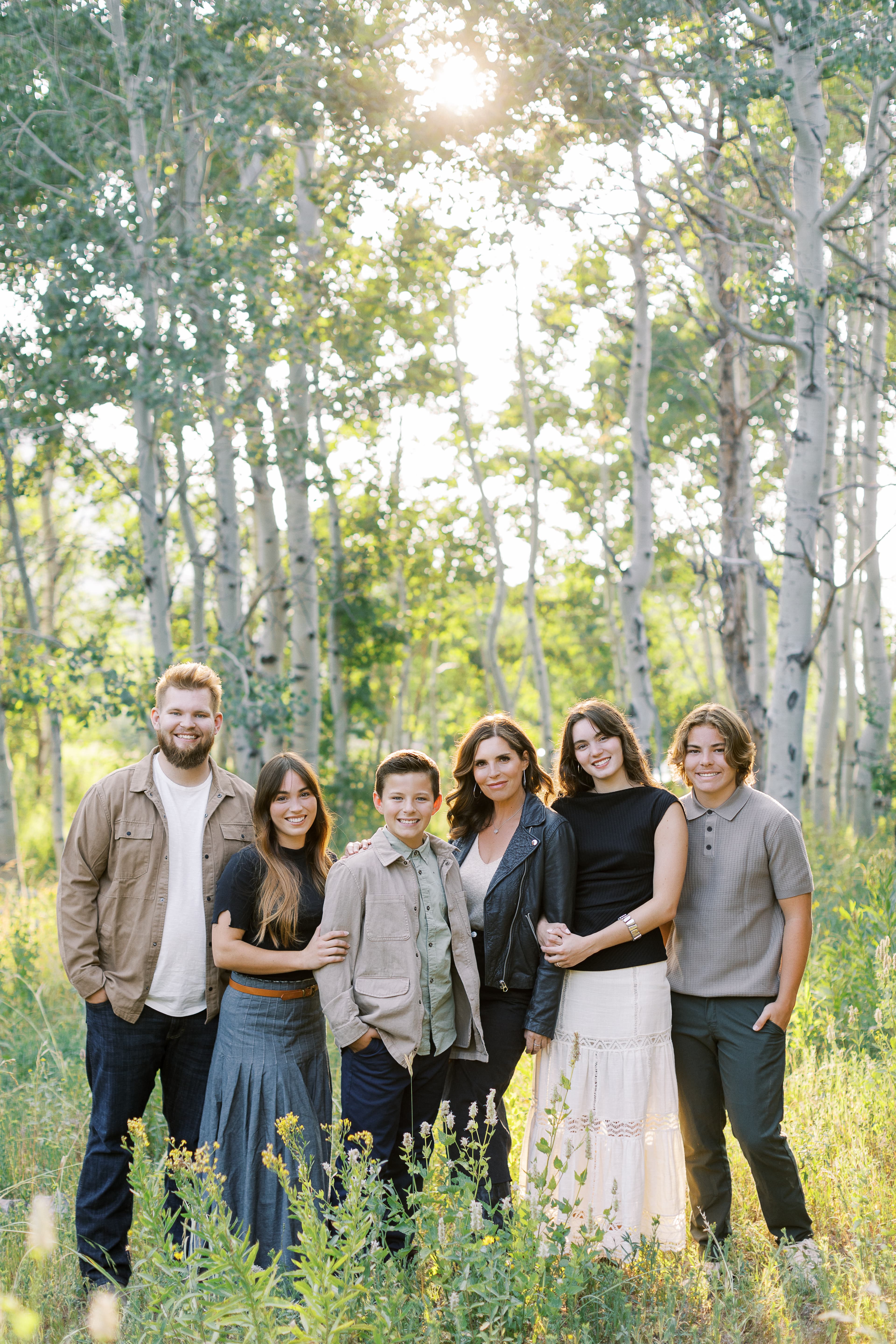 Jennie Slade with her family